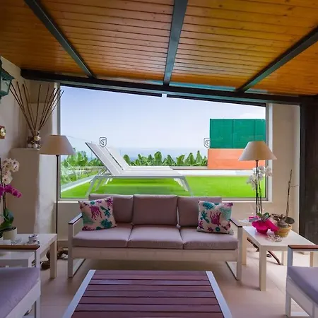 Sunset Banana Plantation House With Sea Views And Private Pool Arucas