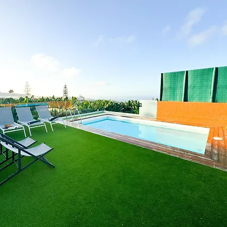 Sunset Banana Plantation House With Sea Views And Private Pool Arucas